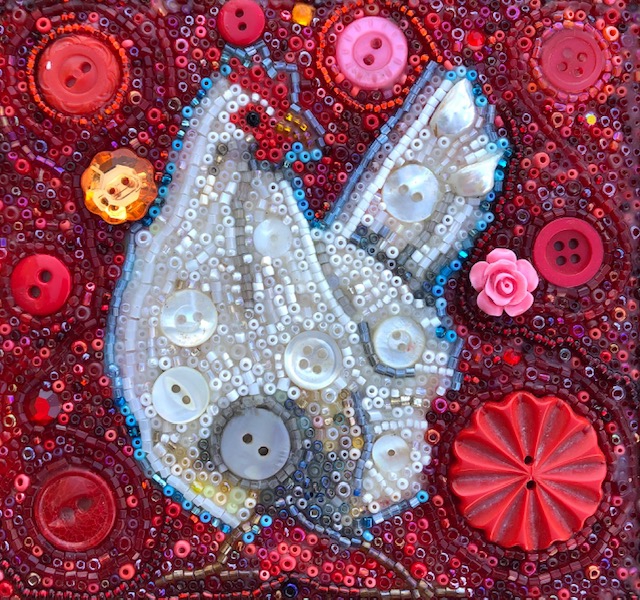 Click here to view Buttons-Beads-Gems artwork by Susan Bell