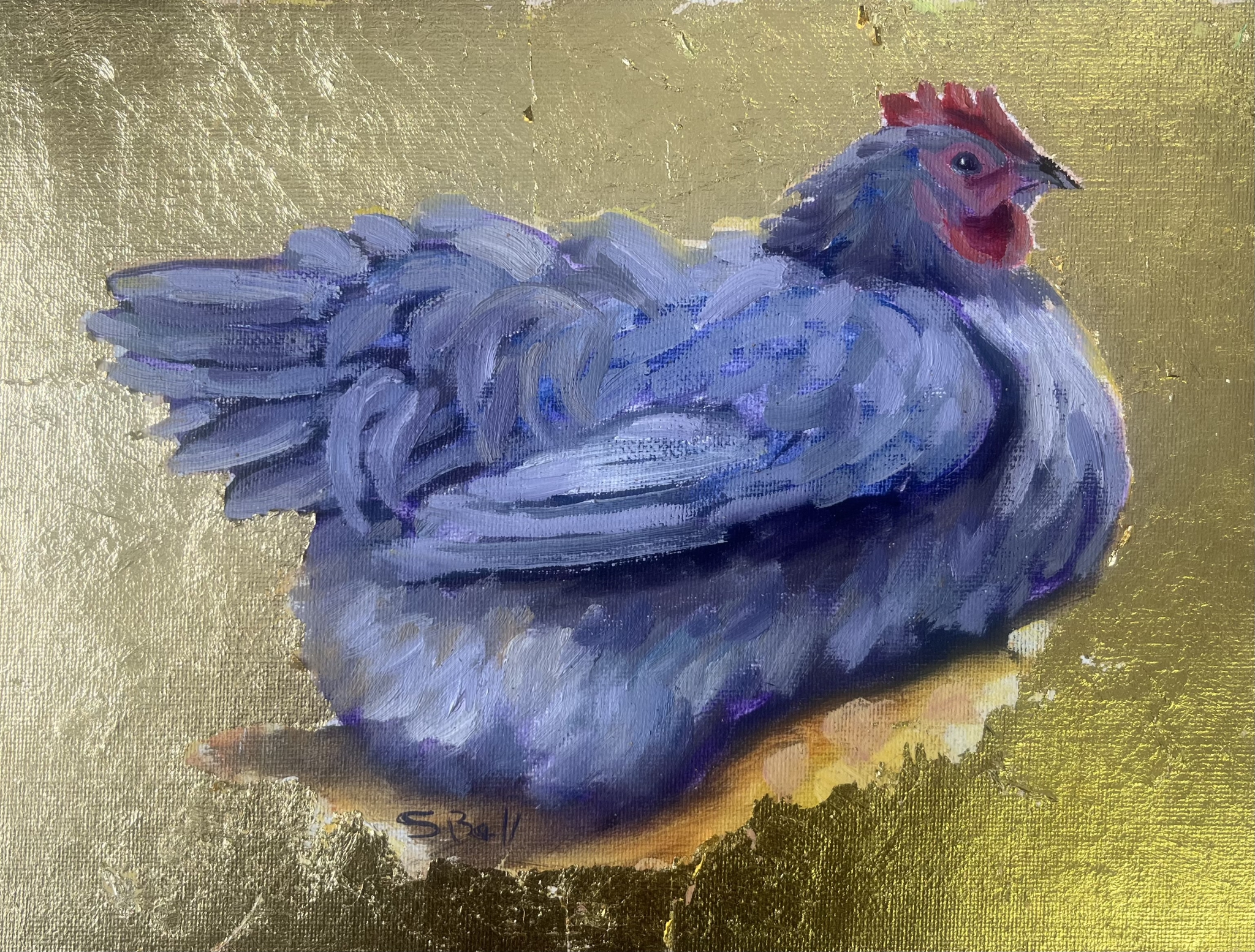 Click here to view Blue Brooder by Susan Bell