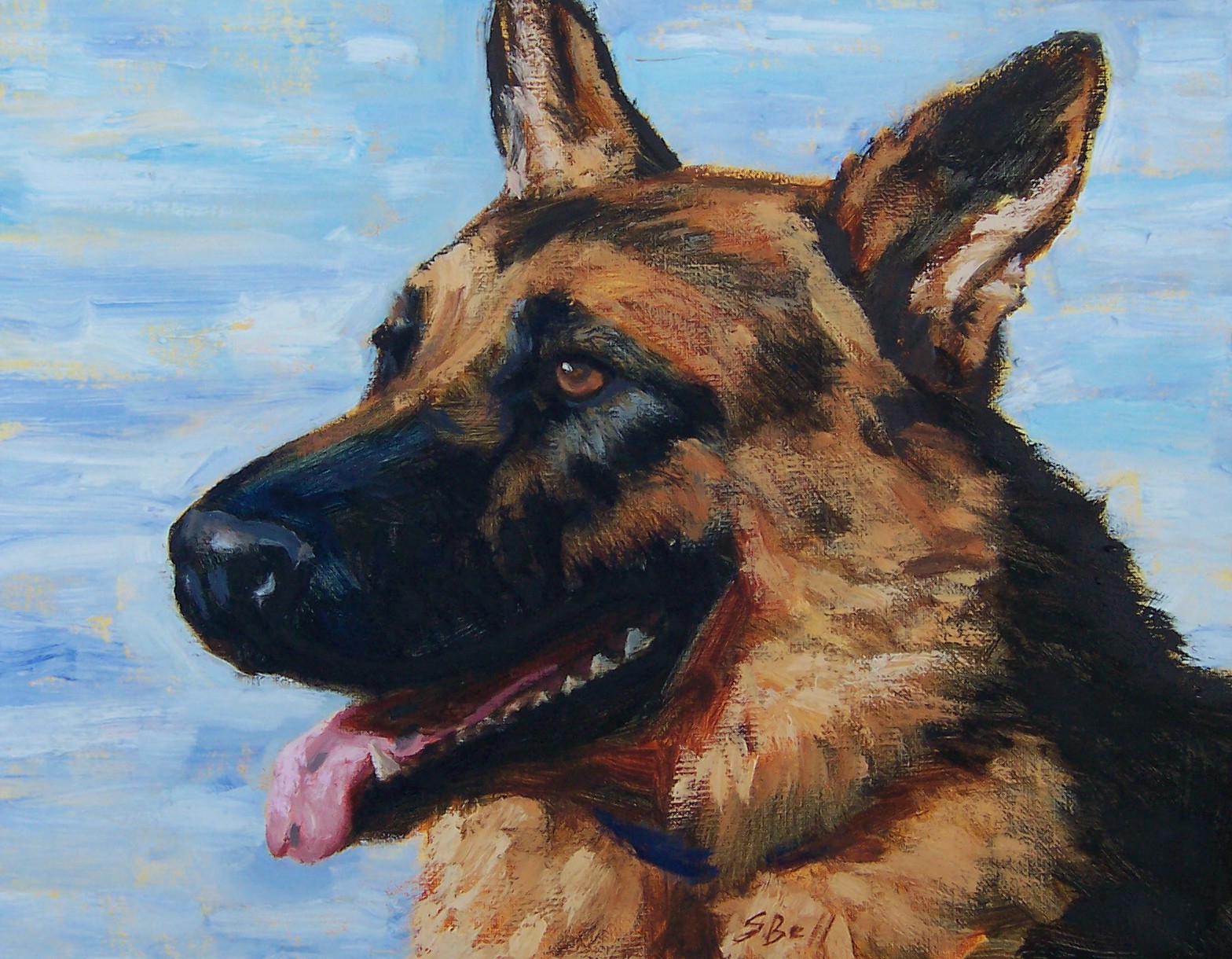 Click here to view German Shepard by Susan Bell