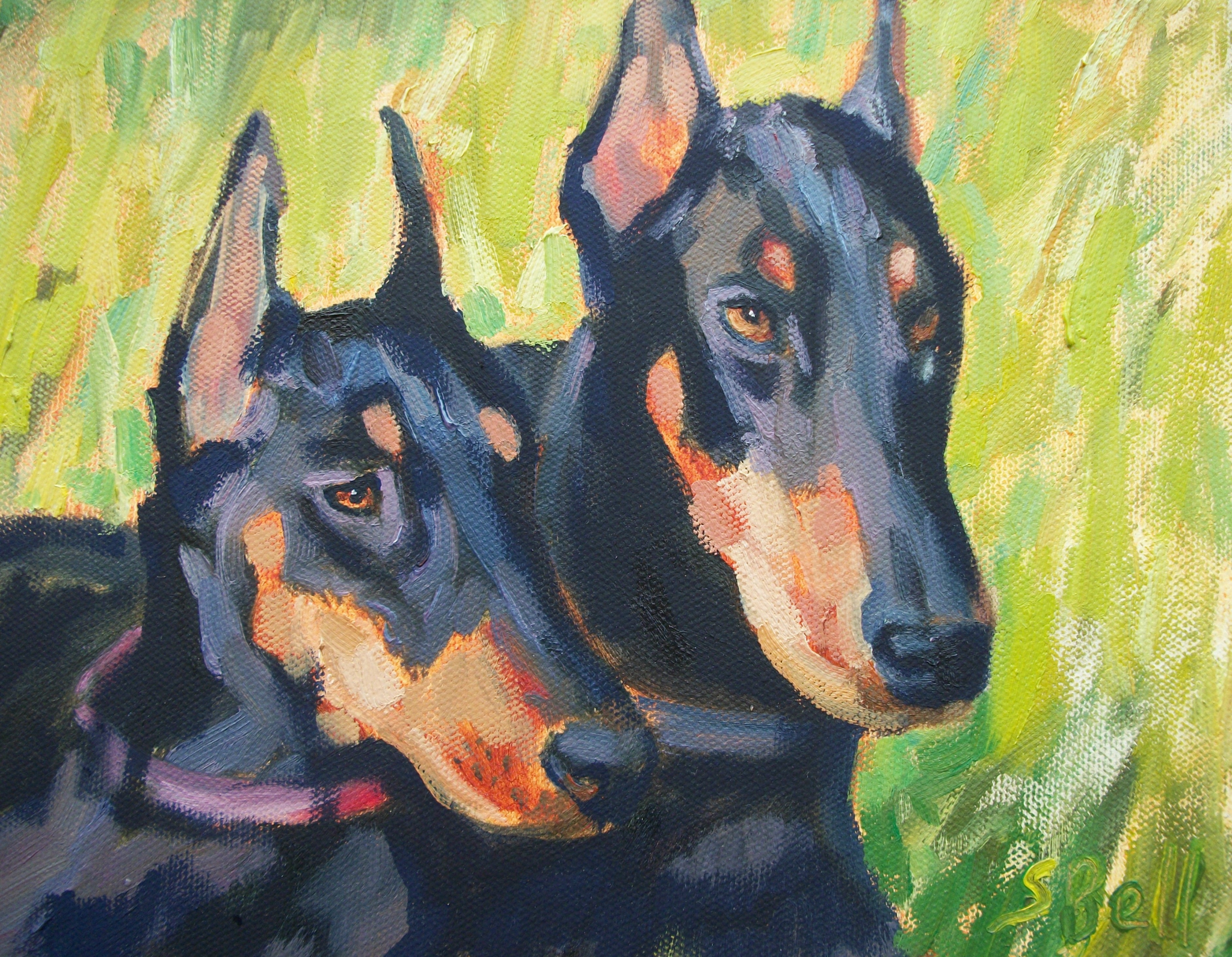 Click here to view Dobermans by Susan Bell