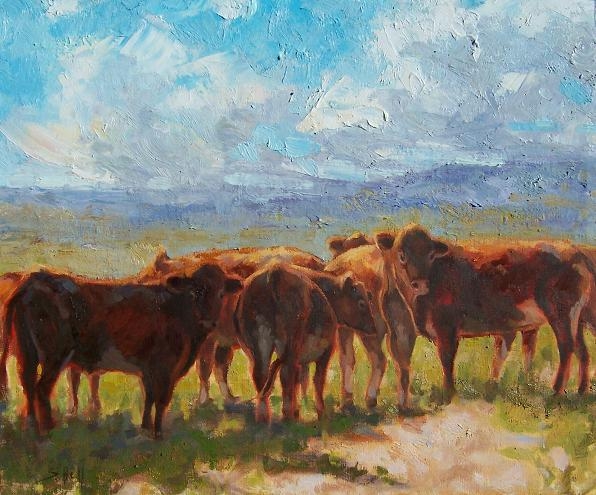 Click here to view Red Hot Heifers by Susan Bell
