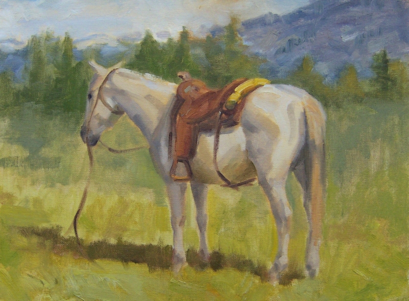 Click here to view Grey Cow Pony by Susan Bell