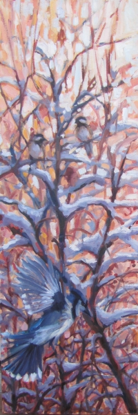 Click here to view Three in a bush by Susan Bell