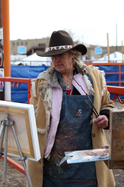 Click here to view Me painting by Susan Bell
